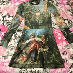 Current Mood Marie Antoinette Long Sleeve Dress